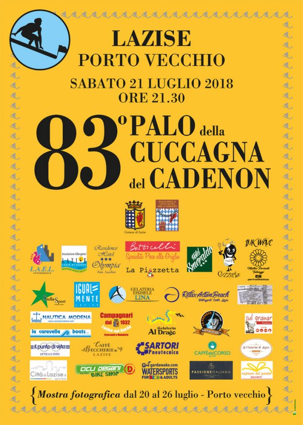 83° palo della cuccagna a Lazise