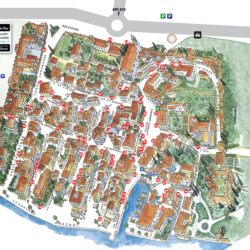 Mappa Lazise centro storico